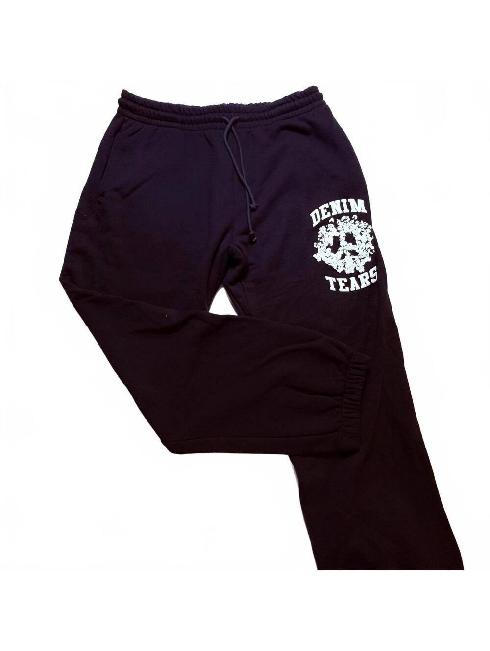 Denim Tears Black Peace Wreath Sweatpants Joggers Size XXL